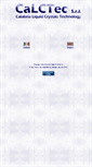 Mobile Screenshot of calctec.com